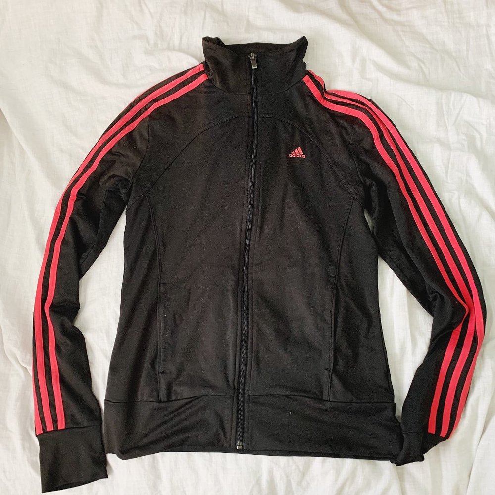 ADIDAS Track Jacket Sportwear - Black/Pink